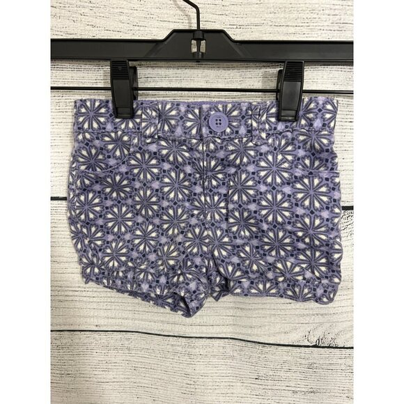 Purple Geometric Shorts - Picture 1 of 2